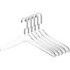 Quality Clear Acrylic Lucite Coat Suit Hangers, Stylish Clothes Hanger
