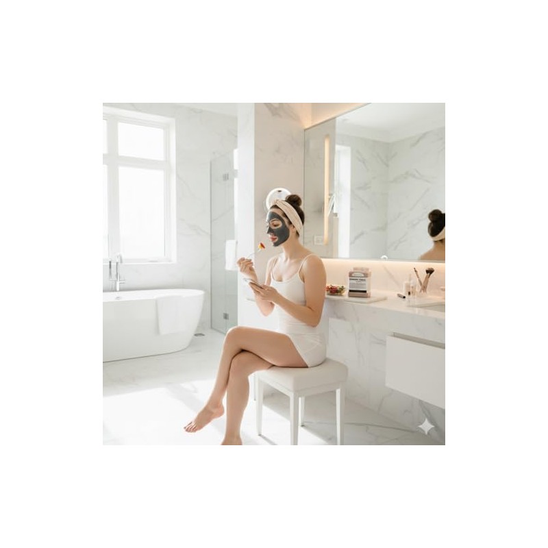 Bloom&Glow- Mascarilla profesional de gelatina de Carbon Activado/Bamboo Charcoal Jelly