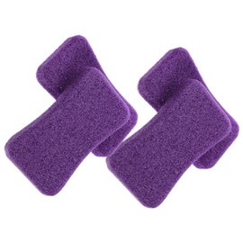 minkissy 2sets Ergonomic Foot File Callus Remover for Feet Supplies Lava Pumice Stone 4pcs*2