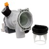 SPARES2GO Drain Pump Filter & Housing Unit for Logik Washing