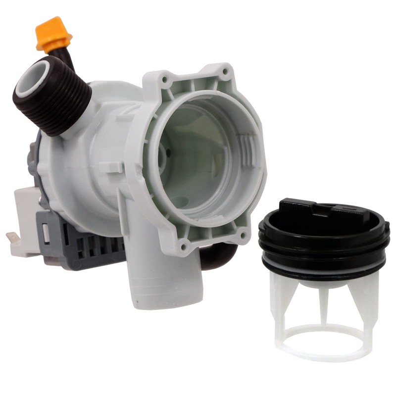 SPARES2GO Drain Pump Filter & Housing Unit for Logik Washing