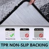 Arotive Microfiber Bathroom Rugs, Shaggy Soft and Absorbent Bath Rug,