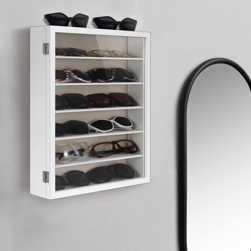 TJ.MOREE Sunglasses Organizer Storage Wall Mounted: 13 x 15.6 inches