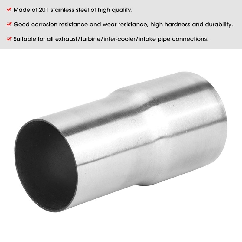 Exhaust Pipe Adapter, Stainless Steel Exhaust Pipe Connection, Universal Exhaust