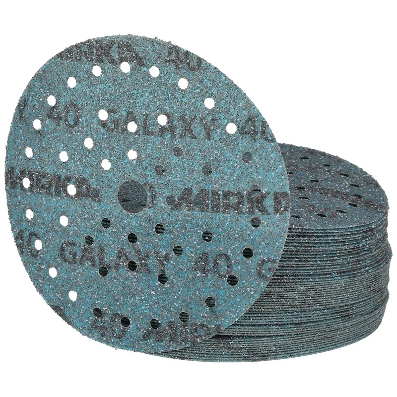Mirka Galaxy Epoxy Sandpaper 150 mm Velcro Grain 40 for