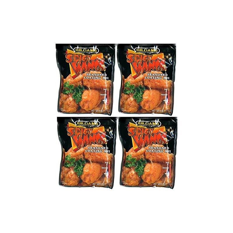 Williams Spicy Wings Seasoned Coating Mix - Spicy HOT -