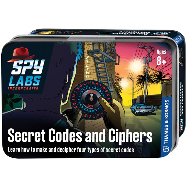 Thames & Kosmos Spy Labs Inc: Secret Codes and Ciphers Learn How to Make & Exchange Coded Messages! | Essential Tools & Tricks of The Trade from The Detective Gear Experts for Young Investigators