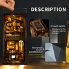 ATAEFR Book Nook Kit for Adults, DIY Miniature Coffee House
