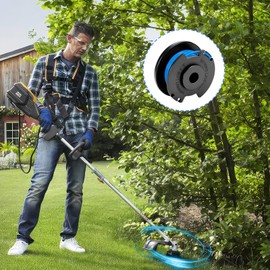 AOZBZ Set of 12 grass trimmer line with Ryobi One+ AC14RL3A, Olt1832 Rac124, durable replacement thread spools for improved cutting speed, diameter 1.65 mm, 3.4 m