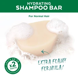 Garnier Ultimate Blends Coconut Hydrating Shampoo Bar with Aloe Vera for Normal Hair, 60 g