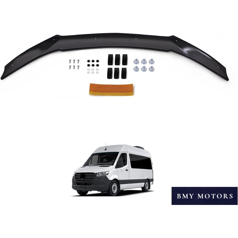 BMY Hood Deflector/Front Bug Shield Compatible for Mercedes Sprinter 2019-2025