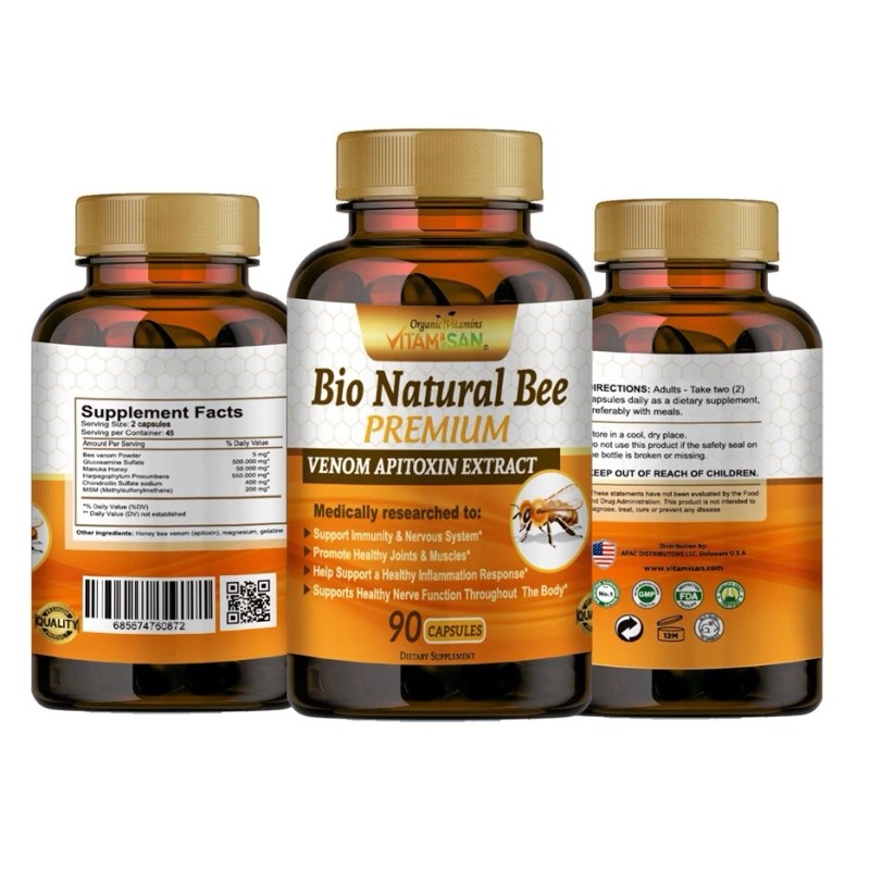 NATURAL BEE Venom Extract anti-inflamatory Extracts Arthritis support Abee thera