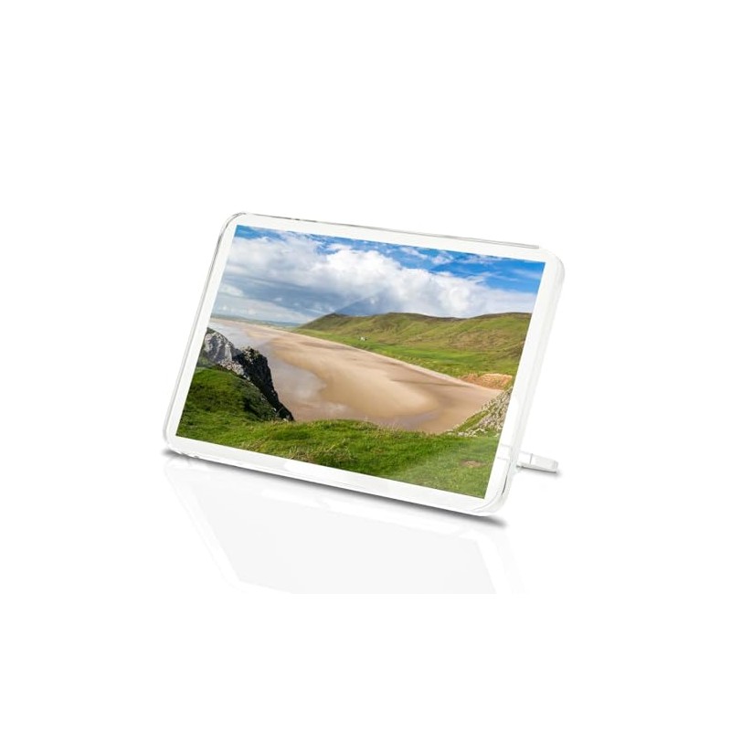 Classic Rectangle Magnet with Stand - Rhossili Bay Gower Peninsula