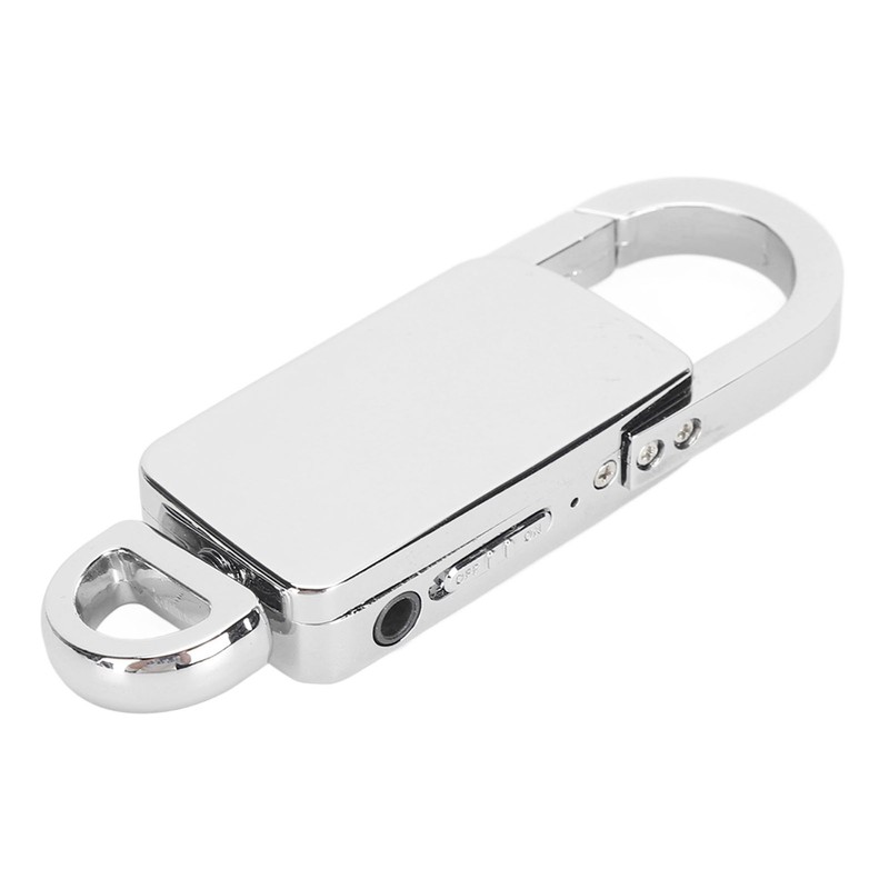Voice Recorder HD Noise Reduction HiFi MP3 Player Keychain Voice