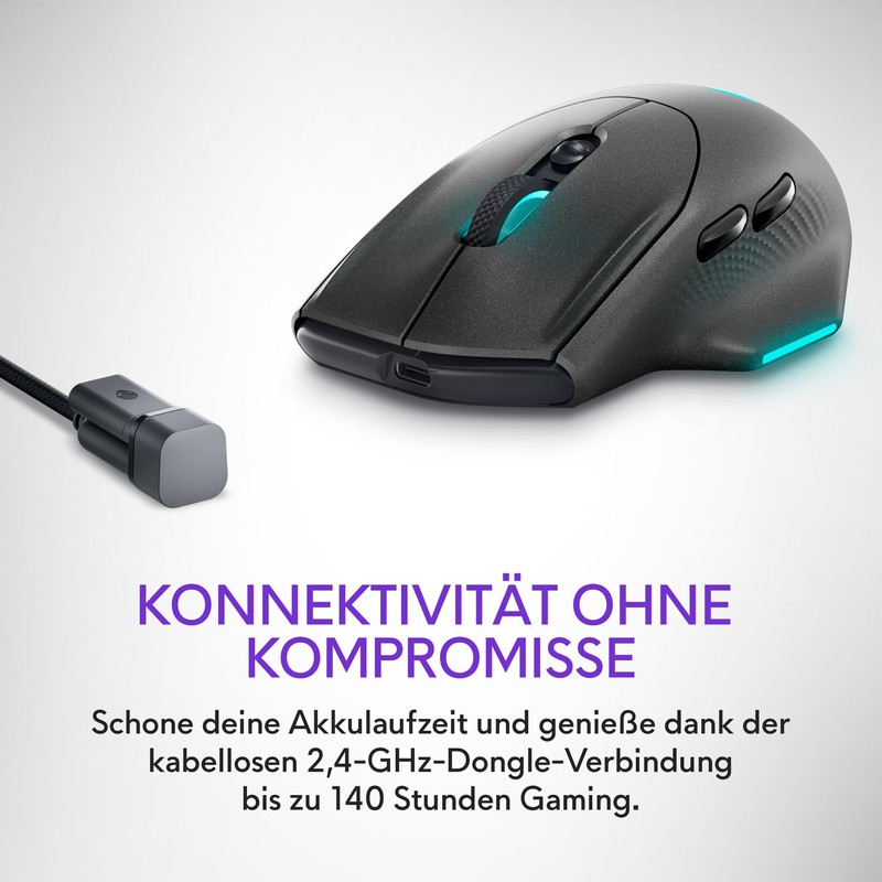 Alienware AW620M kabellose Gaming Mouse - Dark Side of The