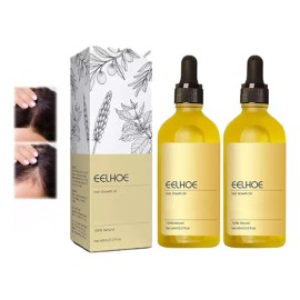 60ml*2 Aceite Vegano Natural Para El Crecimiento Del Cabello
