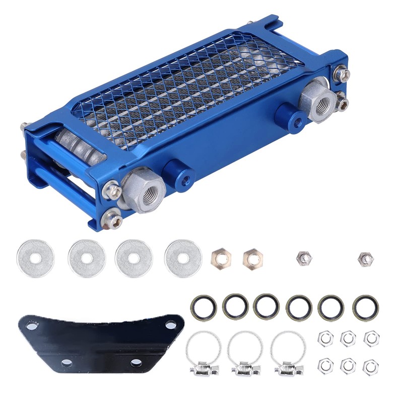 Engine Oil Cooler Kit Cooling Radiator Universal for Motorcycle Dirt