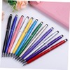 TEHAUX 12pcs Ballpoint Pen Capacitive Screen Touch Stylus Pen for