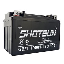 Shotgun YTZ14S 10Ah Sealed Lead-Acid AGM Battery for HYB16A-B HYB16A-A YTZ12S