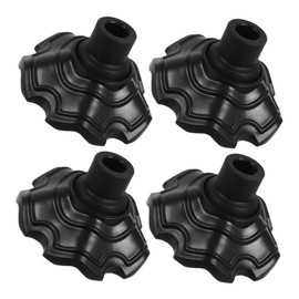 TEHAUX 4pcs Chair Leg Caps Non Slip Floor Protectors for Indoor Outdoor Use Durable Covers for Camping Chairs Stools and Furniture Feet Protect Floors from Damage