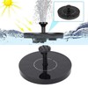 Solar Fountain Low Noise Multi Nozzles Waterproof Floating Fountain for