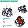 Fuyicat Panda School Backpack Set for Girls, 3-in-1 Kids Teens