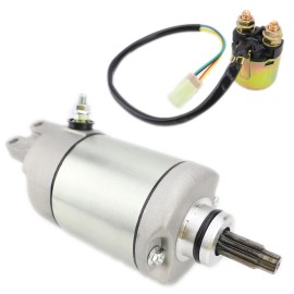 soarider Starter Motor for Honda TRX500FM FourTrax Foreman 2005-2011 with Relay