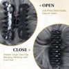 WKCT Messy Bun Hair Pieces for Women, Wavy Claw Clip