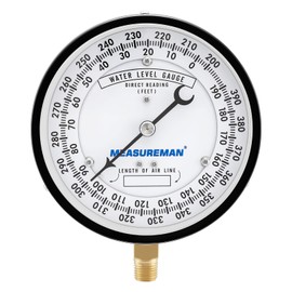 MEASUREMAN 4-1/2" Water Level Gauge Lower Mount