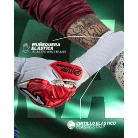 Rinat Guantes de Portero Nkam Training - Golero Sport (Rojo Blanco, 9)