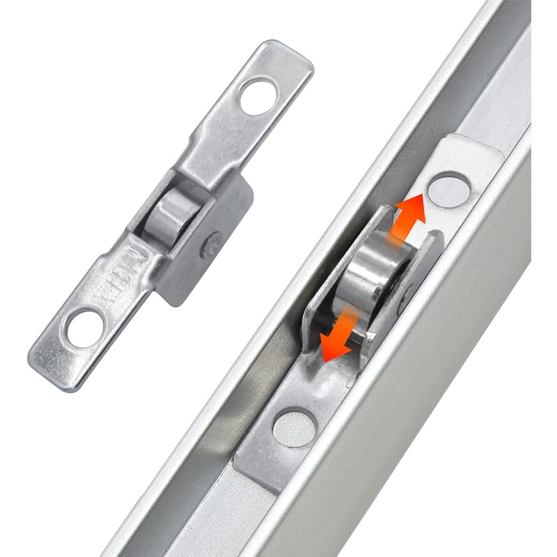 Zarique 12 Pack 3/8 inch Push-Pull Sliding Window Single Roller