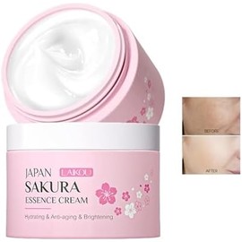 AKARY Sérum Facial Sakura Con Vitamina C Para Mejorar La Piel, Reducir Arrugas E Hidratar. Hidratante Para Piel Seca, Cuerpo Y Rostro (25 G).