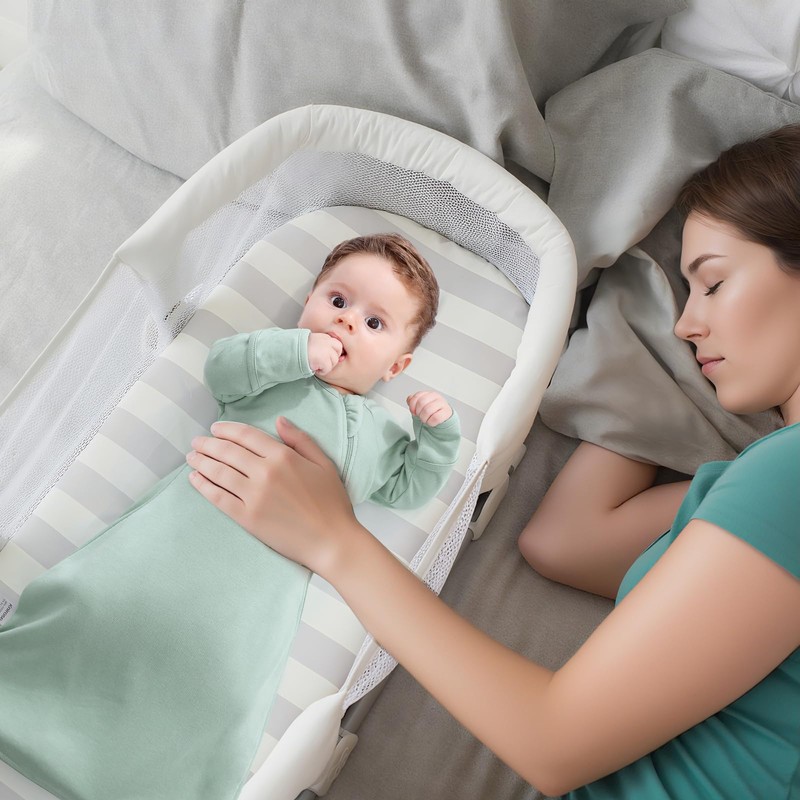 Transitional Swaddle Sack with Arms Up & Sleeves Mitten Cuffs