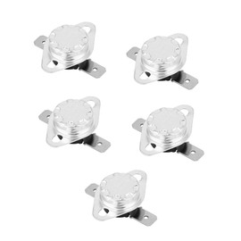 5Pcs KSD301 250V 15A Normally Closed Temperature Control Switches for Electric Boiling Water Bottles,Coffee Pots,Warm Water Bags,Water Dispensers(55℃)