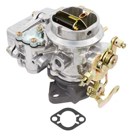 NENKUTEN New Carburetor for Ford 1957 1960 1962 144 170 200 223 inline 6 6 Cyl 4 Cyl Engines 1 Barrel Carb Replace Holley 1904 Manual Choke 1959 F100 single barrel Carburetor with Gasket