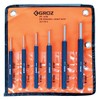 Groz 6-Piece Heavy Duty Pin Punch Set | Hexagonal Shank
