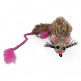 FISHIN ADDICT Rat Surface Fishing Fly #2/0, 150mm jointed double hook, detachable zonker tail