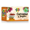 Té De Cúrcuma Con Jengibre Therbal 25 Sobres