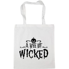 HippoWarehouse A wee bit wicked Tote Shopping Gym Beach Bag 42cm x38cm, 10 litres