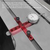 Table Saw Dial Indicator, 0.001in Accuracy Adjustable Saw Dial Corrector