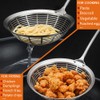 Collfa Cooking Skimmer 304 Stainless Steel Spider Strainer Handheld Metal