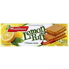 Maliban Lemon Puff Biscuits - 200g - Pack of 2
