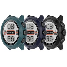 FitTurn Case for COROS APEX 2,APEX 2 Pro Case Watch Case Sleeve Slim Designer Sleeve Protector Armor Anti-Scratch Bezel Silicone Band Cover Case-Size selection (3pack-2, APEX 2 Pro)