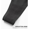 Wealurre Women's Microfiber Low Rise No Show Thong Pantie(Black,M)