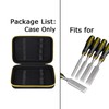 Tourmate Hard Storage Case for HURRICANE/MECHEER/WFOEJEJ/WORKPRO/Milwaukee Wood Chisel Set -