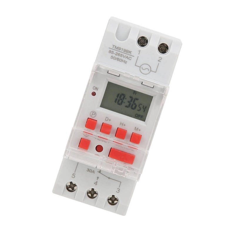 Programmable Digital Timer Switch, Programmable Timer Switch For Lights AC