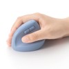 Digio2 Z4518 Mini Ergonomic Bluetooth Mouse, Quiet, 5 Buttons, BlueLED,