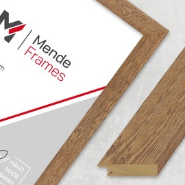 Mende Frames Bilderrahmen Strandhaus Stil 15x20cm I Farbe: Eiche-Optik I Fotorahmen I rustikaler Bilderrahmen Landhaus I Made in Germany I V750