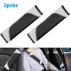 AUCELI Carbon Fiber Seat Belt Shoulder Strap Covers - 2