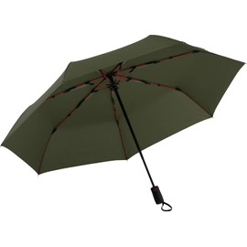 Mabu SMV-41804 Men's Folding Umbrella, Windproof 7 Ribs, Automatic Opening/Closing, Fiberglass Ribs, 23.6 inches (60 cm), Durable, Khaki